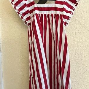 ATUN Youth Girls Dress Red & White